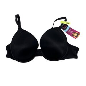 Maidenform Comfort Devotion Push-Up Bra Black 38B Convertible Style 9428 NWT